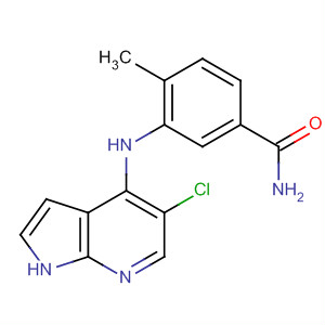 916173-61-0  Benzamide, 3-[(5-chloro-1H-pyrrolo[2,3-b]pyridin-4-yl)amino]-4-methyl-