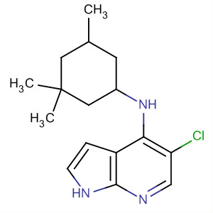 916173-63-2  1H-Pyrrolo[2,3-b]pyridin-4-amine,5-chloro-N-(3,3,5-trimethylcyclohexyl)-