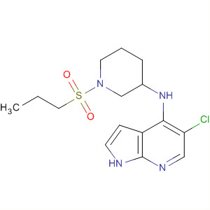 916173-78-9  1H-Pyrrolo[2,3-b]pyridin-4-amine,5-chloro-N-[1-(propylsulfonyl)-3-piperidinyl]-