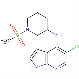 916173-83-6  1H-Pyrrolo[2,3-b]pyridin-4-amine,5-chloro-N-[1-(methylsulfonyl)-3-piperidinyl]-