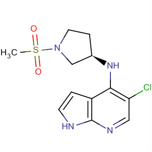916173-85-8  1H-Pyrrolo[2,3-b]pyridin-4-amine,5-chloro-N-[(3R)-1-(methylsulfonyl)-3-pyrrolidinyl]-