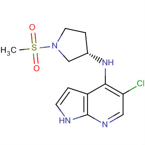 916173-86-9  1H-Pyrrolo[2,3-b]pyridin-4-amine,5-chloro-N-[(3S)-1-(methylsulfonyl)-3-pyrrolidinyl]-