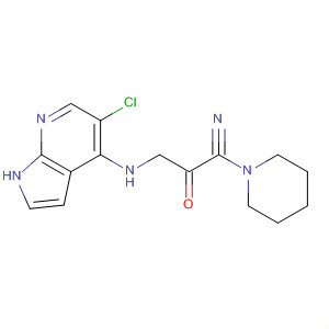 916173-89-2  1-Piperidinepropanenitrile,3-[(5-chloro-1H-pyrrolo[2,3-b]pyridin-4-yl)amino]-b-oxo-