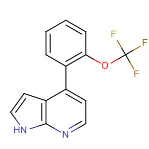 916174-07-7  1H-Pyrrolo[2,3-b]pyridine, 4-[2-(trifluoromethoxy)phenyl]-
