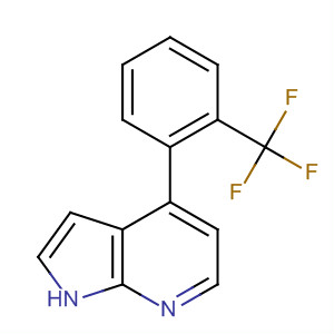 916174-09-9  1H-Pyrrolo[2,3-b]pyridine, 4-[2-(trifluoromethyl)phenyl]-