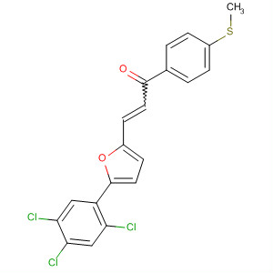 916220-86-5  2-Propen-1-one,1-[4-(methylthio)phenyl]-3-[5-(2,4,5-trichlorophenyl)-2-furanyl]-