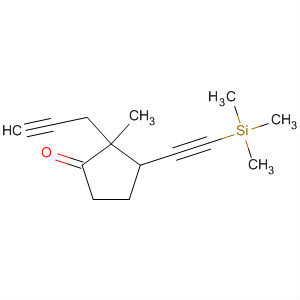 916237-10-0  Cyclopentanone, 2-methyl-2-(2-propyn-1-yl)-3-[2-(trimethylsilyl)ethynyl]-