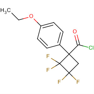91627-21-3  Cyclobutanecarbonyl chloride, 1-(4-ethoxyphenyl)-2,2,3,3-tetrafluoro-