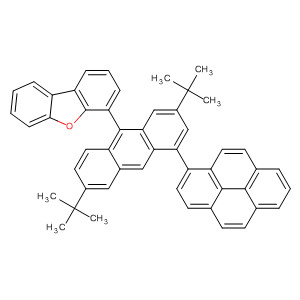 916434-95-2  Dibenzofuran, 4-[2,6-bis(1,1-dimethylethyl)-4-(1-pyrenyl)-9-anthracenyl]-