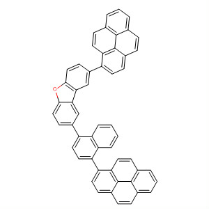 916435-01-3  Dibenzofuran, 2-(1-pyrenyl)-8-[4-(1-pyrenyl)-1-naphthalenyl]-