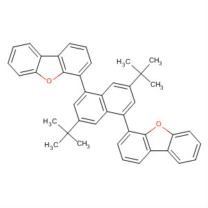 916435-24-0  Dibenzofuran, 4,4'-[3,7-bis(1,1-dimethylethyl)-1,5-naphthalenediyl]bis-