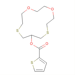 916485-58-0  2-Thiophenecarboxylic acid, 1,4-dioxa-7,11-dithiacyclotridec-9-yl ester 916485-58-0  2-Thiophenecarboxylic acid, 1,4-dioxa-7,11-dithiacyclotridec-9-yl ester