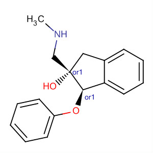 916523-64-3  1H-Inden-2-ol, 2,3-dihydro-2-[(methylamino)methyl]-1-phenoxy-,(1R,2S)-rel-