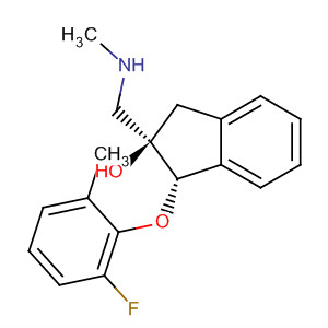 916523-98-3  1H-Inden-2-ol,1-(2-fluoro-6-methylphenoxy)-2,3-dihydro-2-[(methylamino)methyl]-,(1S,2R)-