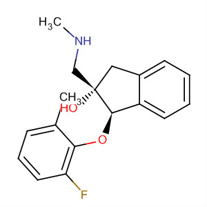 916523-99-4  1H-Inden-2-ol,1-(2-fluoro-6-methylphenoxy)-2,3-dihydro-2-[(methylamino)methyl]-,(1R,2S)-