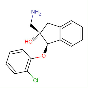 916524-11-3  1H-Inden-2-ol, 2-(aminomethyl)-1-(2-chlorophenoxy)-2,3-dihydro-,(1R,2S)-