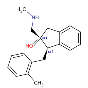 916524-30-6  1H-Inden-2-ol,2,3-dihydro-2-[(methylamino)methyl]-1-[(2-methylphenyl)methyl]-,(1R,2R)-rel-