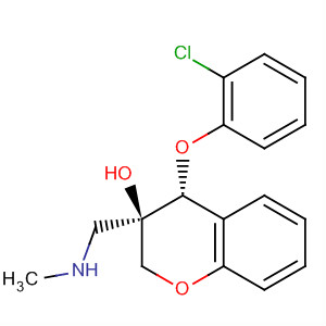 916524-47-5  2H-1-Benzopyran-3-ol,4-(2-chlorophenoxy)-3,4-dihydro-3-[(methylamino)methyl]-, (3R,4R)-