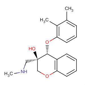 916524-51-1  2H-1-Benzopyran-3-ol,4-(2,3-dimethylphenoxy)-3,4-dihydro-3-[(methylamino)methyl]-, (3R,4R)-