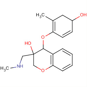 916524-61-3  2H-1-Benzopyran-3-ol,3,4-dihydro-4-(4-hydroxy-2-methylphenoxy)-3-[(methylamino)methyl]-,(3R,4R)-