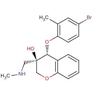 916524-66-8  2H-1-Benzopyran-3-ol,4-(4-bromo-2-methylphenoxy)-3,4-dihydro-3-[(methylamino)methyl]-,(3R,4R)-