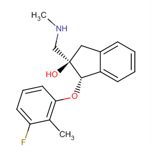 916524-85-1  1H-Inden-2-ol,1-(3-fluoro-2-methylphenoxy)-2,3-dihydro-2-[(methylamino)methyl]-,(1S,2R)-