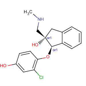 916524-87-3  1H-Inden-2-ol,1-(2-chloro-4-hydroxyphenoxy)-2,3-dihydro-2-[(methylamino)methyl]-,(1R,2S)-rel-