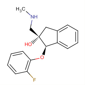 916525-30-9  1H-Inden-2-ol,1-(2-fluorophenoxy)-2,3-dihydro-2-[(methylamino)methyl]-, (1R,2S)-