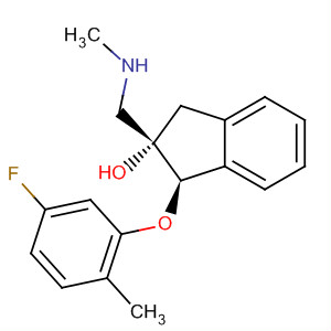 916525-32-1  1H-Inden-2-ol,1-(5-fluoro-2-methylphenoxy)-2,3-dihydro-2-[(methylamino)methyl]-,(1R,2S)-