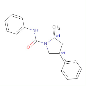 916583-48-7  1-Pyrrolidinecarboxamide, 2-methyl-N,4-diphenyl-, (2R,4R)-rel-