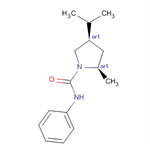 916583-50-1  1-Pyrrolidinecarboxamide, 2-methyl-4-(1-methylethyl)-N-phenyl-,(2R,4R)-rel-