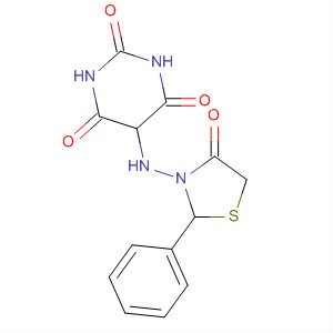 916793-52-7  2,4,6(1H,3H,5H)-Pyrimidinetrione,5-[(4-oxo-2-phenyl-3-thiazolidinyl)amino]-