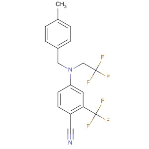 916808-01-0  Benzonitrile,4-[[(4-methylphenyl)methyl](2,2,2-trifluoroethyl)amino]-2-(trifluoromethyl)-