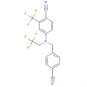 916808-08-7  Benzonitrile,4-[[(4-cyanophenyl)methyl](2,2,2-trifluoroethyl)amino]-2-(trifluoromethyl)-