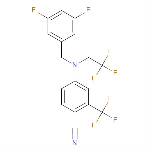 916808-15-6  Benzonitrile,4-[[(3,5-difluorophenyl)methyl](2,2,2-trifluoroethyl)amino]-2-(trifluoromethyl)-