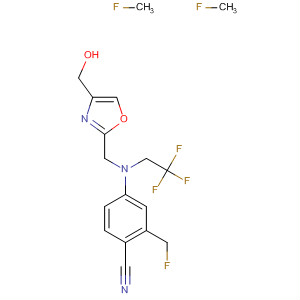 916808-71-4  Benzonitrile,4-[[[4-(hydroxymethyl)-2-oxazolyl]methyl](2,2,2-trifluoroethyl)amino]-2-(trifluoromethyl)-