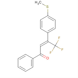 916893-81-7  2-Buten-1-one, 4,4,4-trifluoro-3-[4-(methylthio)phenyl]-1-phenyl-, (2Z)-