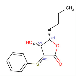 916896-66-7  2(3H)-Furanone, 5-butyldihydro-4-hydroxy-3-(phenylthio)-,(3R,4R,5S)-rel- 916896-66-7  2(3H)-Furanone, 5-butyldihydro-4-hydroxy-3-(phenylthio)-,(3R,4R,5S)-rel-