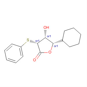 916896-67-8  2(3H)-Furanone, 5-cyclohexyldihydro-4-hydroxy-3-(phenylthio)-,(3R,4R,5S)-rel- 916896-67-8  2(3H)-Furanone, 5-cyclohexyldihydro-4-hydroxy-3-(phenylthio)-,(3R,4R,5S)-rel-