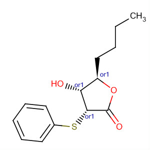 916896-70-3  2(3H)-Furanone, 5-butyldihydro-4-hydroxy-3-(phenylthio)-,(3R,4R,5R)-rel-