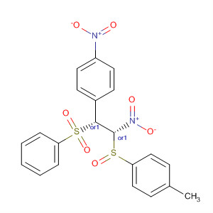 916985-66-5  Benzene,1-methyl-4-[[(1R,2R)-1-nitro-2-(4-nitrophenyl)-2-(phenylsulfonyl)ethyl]sulfonyl]-, rel-
