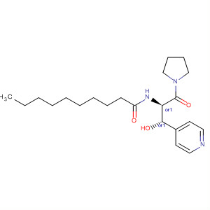 903885-72-3  Decanamide,N-[(1R)-1-[(S)-hydroxy-4-pyridinylmethyl]-2-oxo-2-(1-pyrrolidinyl)ethyl]-,rel-