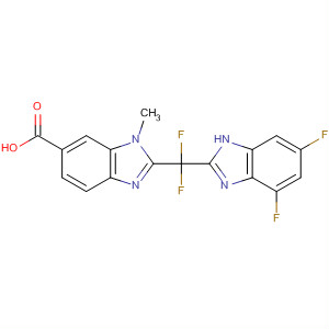 903898-37-3  1H-Benzimidazole-6-carboxylic acid,2-[(4,6-difluoro-1H-benzimidazol-2-yl)difluoromethyl]-1-methyl-