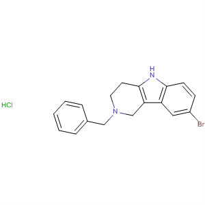 903902-67-0  1H-Pyrido[4,3-b]indole, 8-bromo-2,3,4,5-tetrahydro-2-(phenylmethyl)-,monohydrochloride