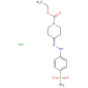 903902-84-1  1-Piperidinecarboxylic acid, 4-[[4-(aminosulfonyl)phenyl]hydrazono]-,ethyl ester, monohydrochloride