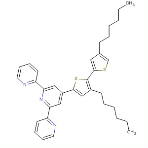 903904-49-4  2,2':6',2''-Terpyridine, 4'-(3,4'-dihexyl[2,2'-bithiophen]-5-yl)-