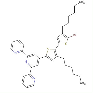 903904-50-7  2,2':6',2''-Terpyridine, 4'-(5'-bromo-3,4'-dihexyl[2,2'-bithiophen]-5-yl)-