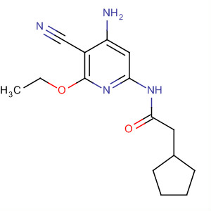 904308-84-5  Cyclopentaneacetamide, N-(4-amino-5-cyano-6-ethoxy-2-pyridinyl)-