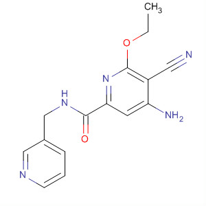 904309-94-0  2-Pyridinecarboxamide,4-amino-5-cyano-6-ethoxy-N-(3-pyridinylmethyl)-