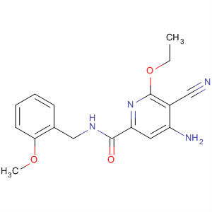 904310-24-3  2-Pyridinecarboxamide,4-amino-5-cyano-6-ethoxy-N-[(2-methoxyphenyl)methyl]-